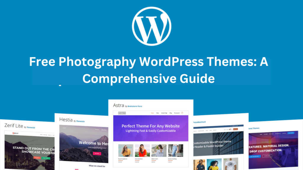 Free Photography WordPress Themes